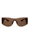 Wrap It Up 141mm Rimless Shield Sunglasses