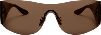 Wrap It Up 141mm Rimless Shield Sunglasses