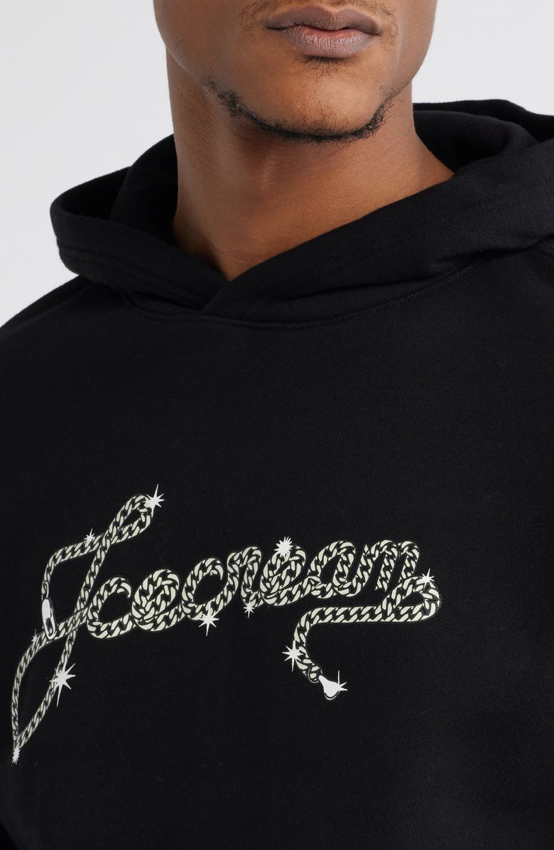 ICECREAM Chain Logo Graphic Hoodie, Alternate, color,