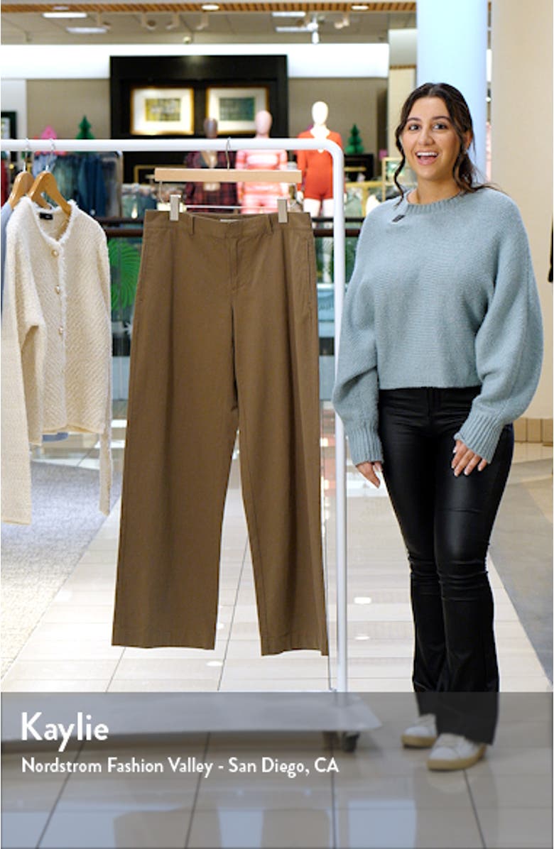 Cotton Wide Leg Pants, sales video thumbnail