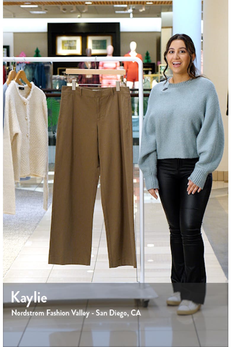 Cotton Wide Leg Pants video