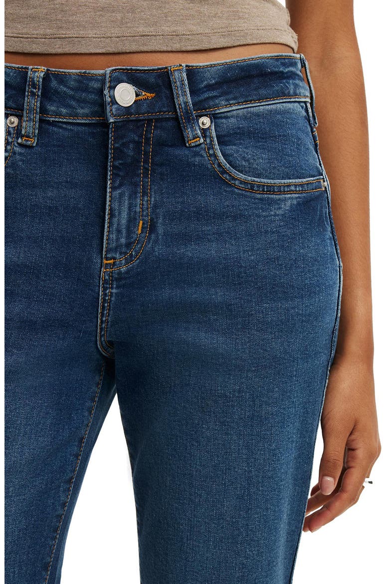 Stretch Slim Straight Leg Jeans, Alternate, color, SCORPIO BLUE SPLIT
