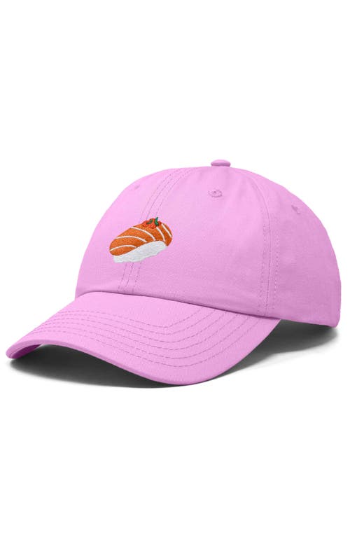 DALIX DALIX SALMON SUSHI EMBROIDERED DAD CAP 