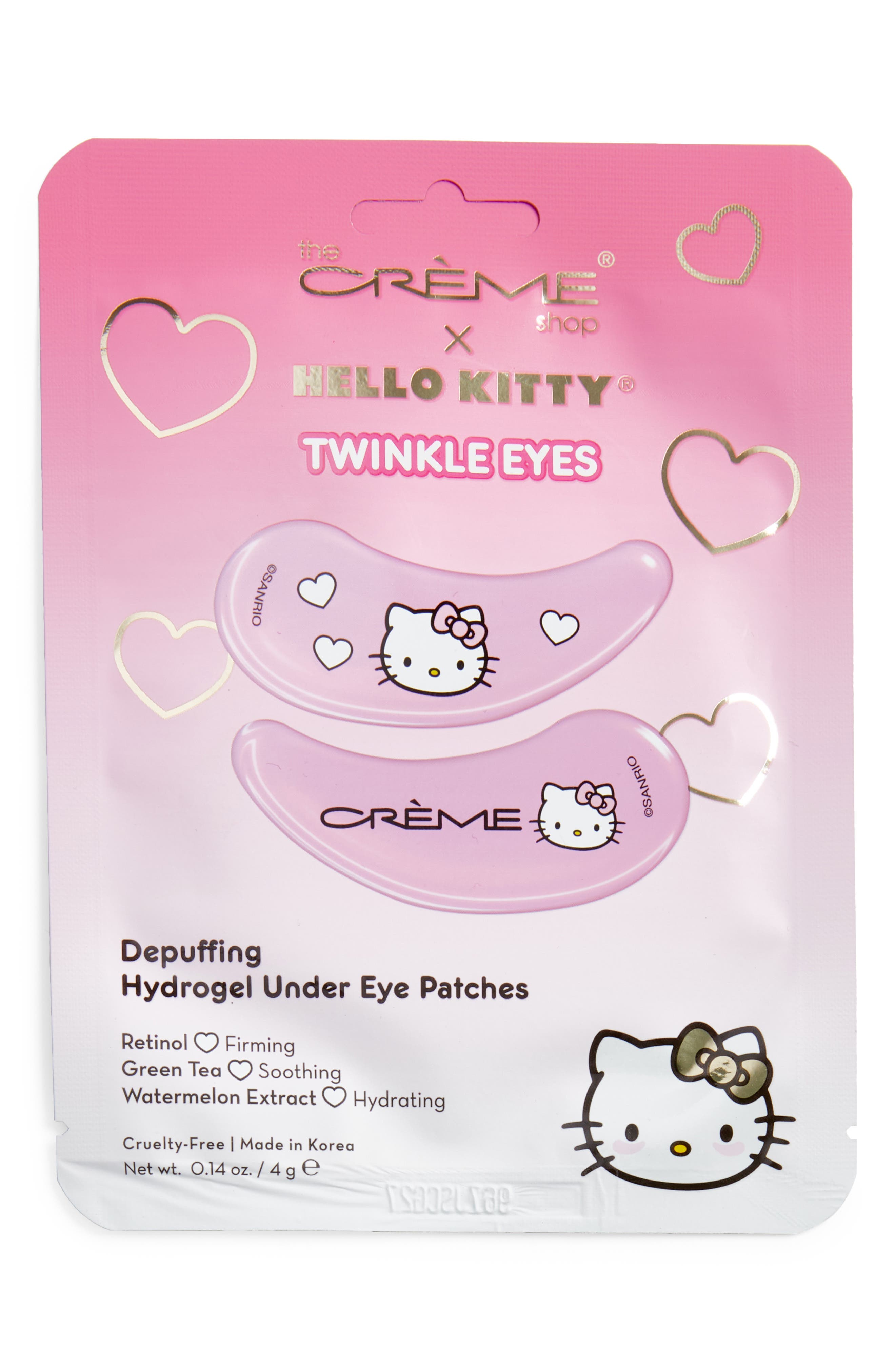 THE CREME SHOP x Hello Kitty® Twinkle Eyes Depuffing Hydrogel Under Eye ...