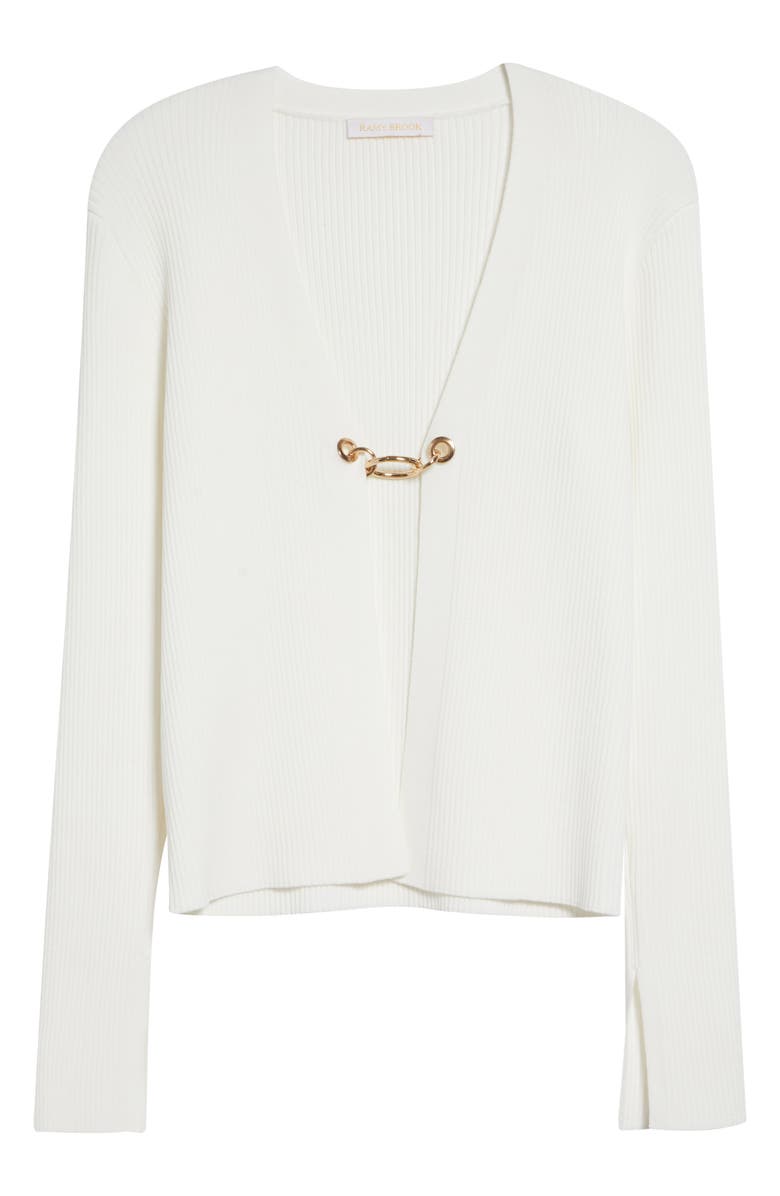 Ramy Brook Chloe Cardigan, Alternate, color, Ivory
