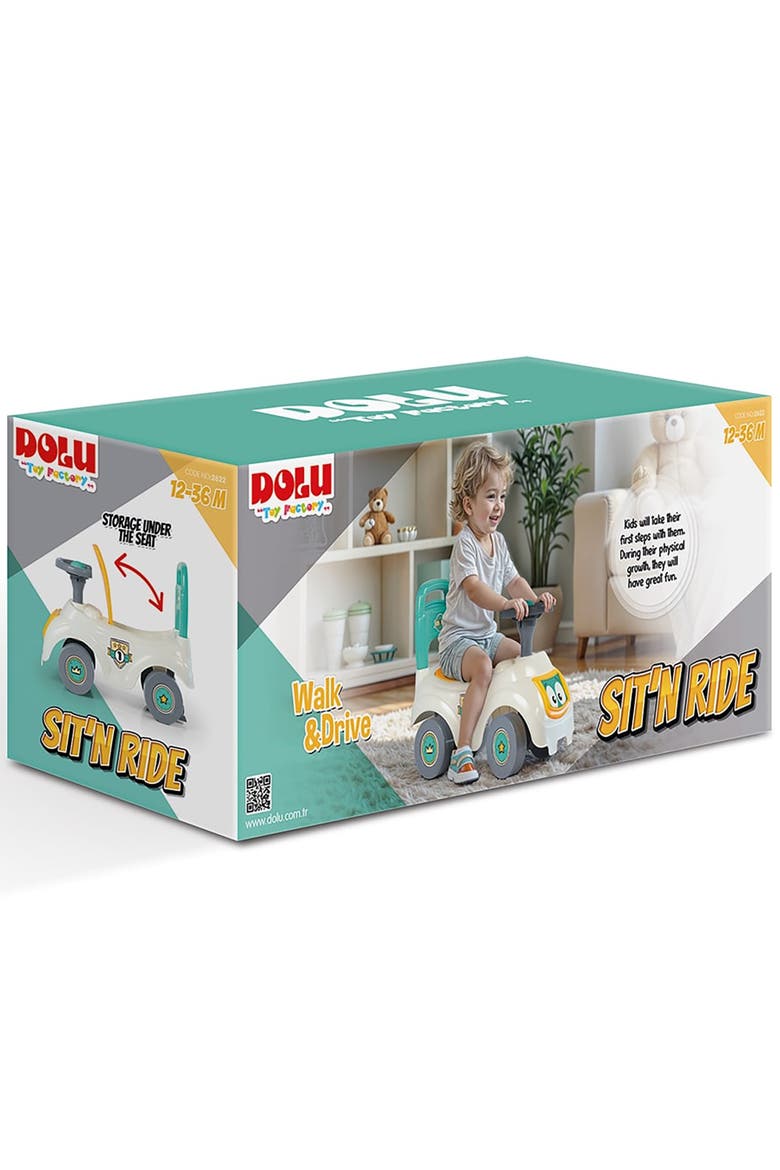 Walk and Drive, Sit N Ride Ride On Toy Vehicle, Alternate, color, Multicolored