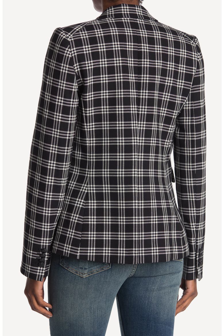 Cutaway Dickey Jacket, Alternate, color, WHITE/ BLACK
