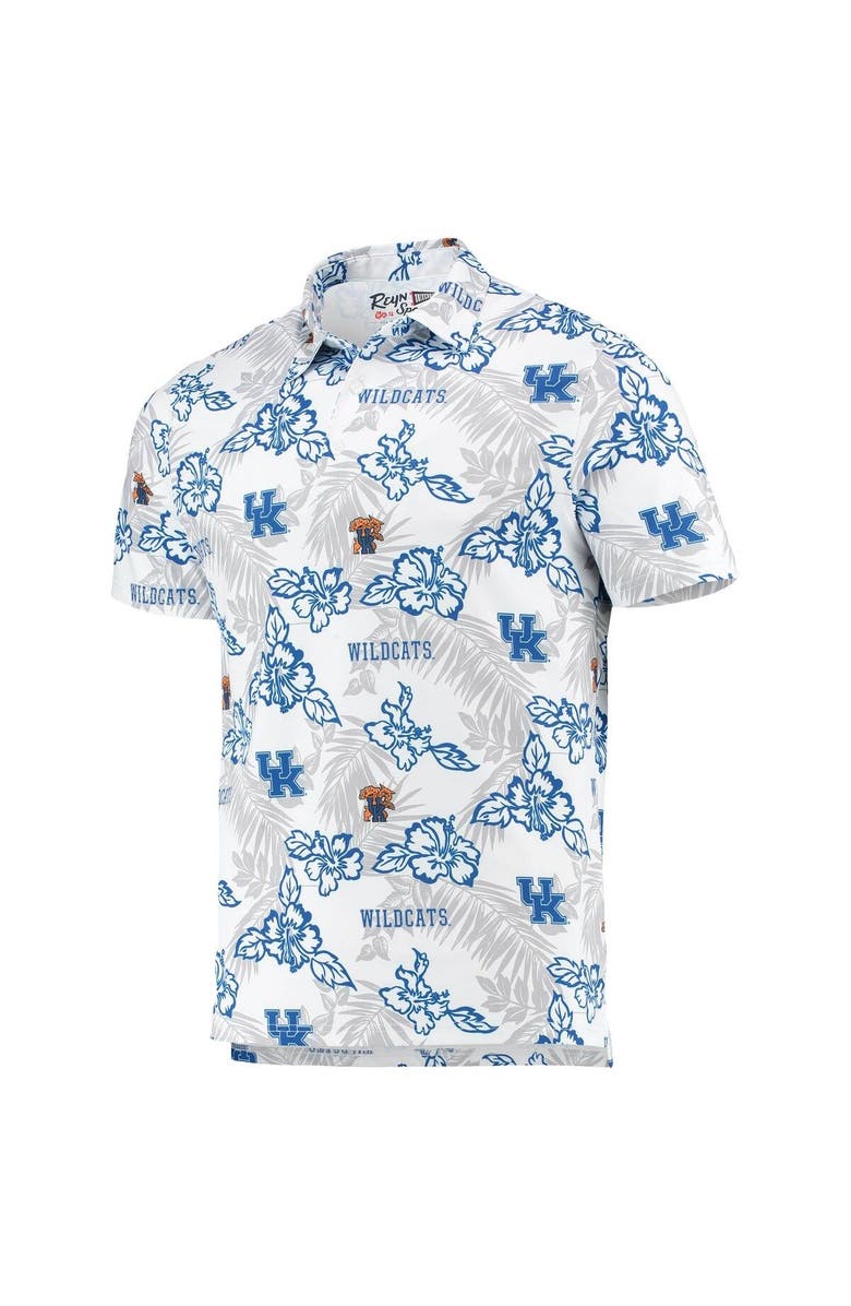 Reyn Spooner Men's Reyn Spooner White Kentucky Wildcats Performance Polo, Alternate, color, White