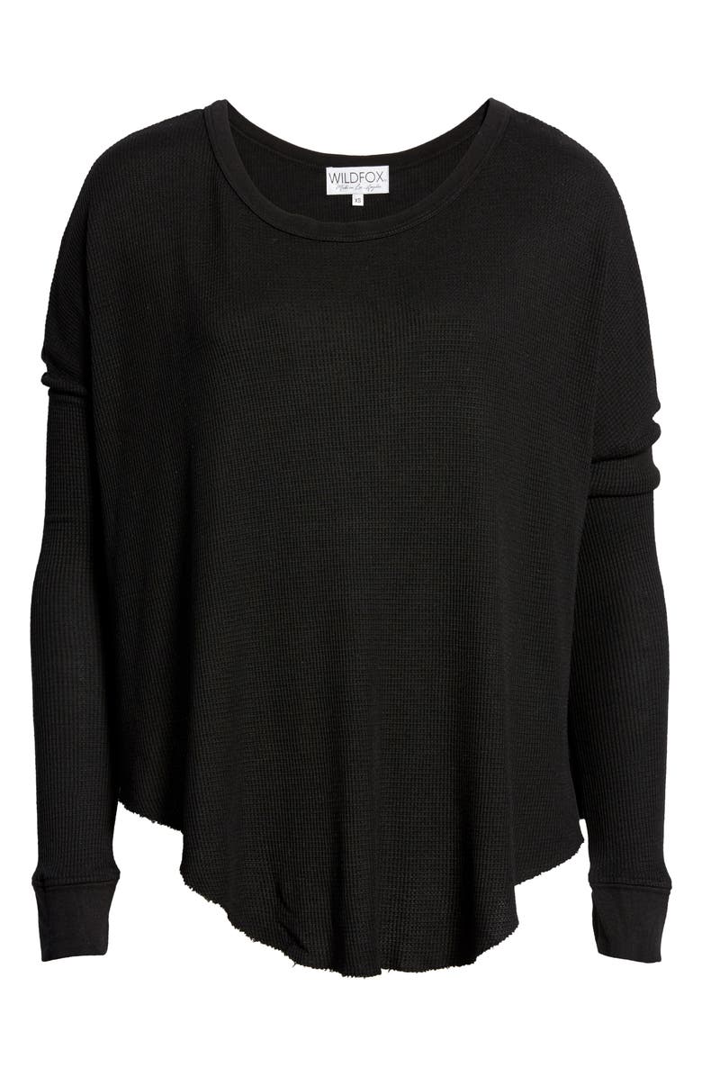 Wildfox Perry Thermal Pullover, Alternate, color, 