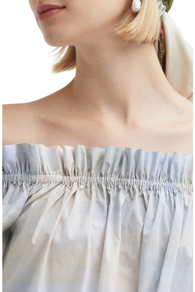 Floral Off the Shoulder Shift Dress, Alternate, color, IVORY MULTI