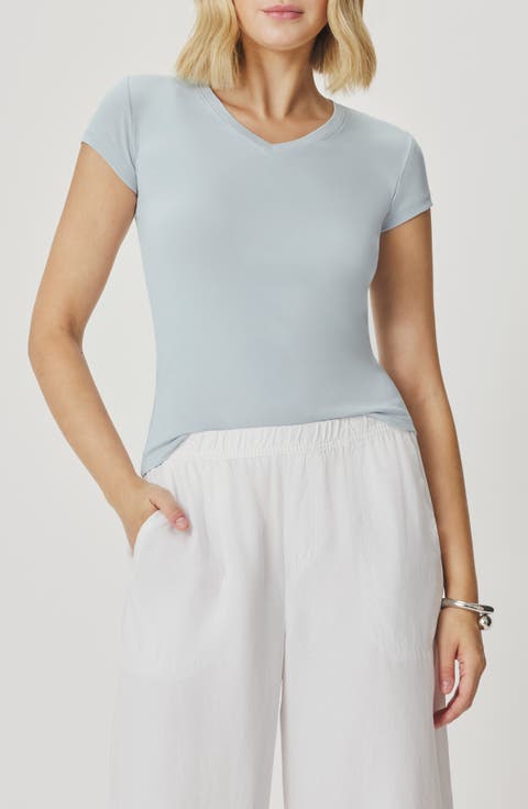 Josie Stretch V-Neck T-Shirt