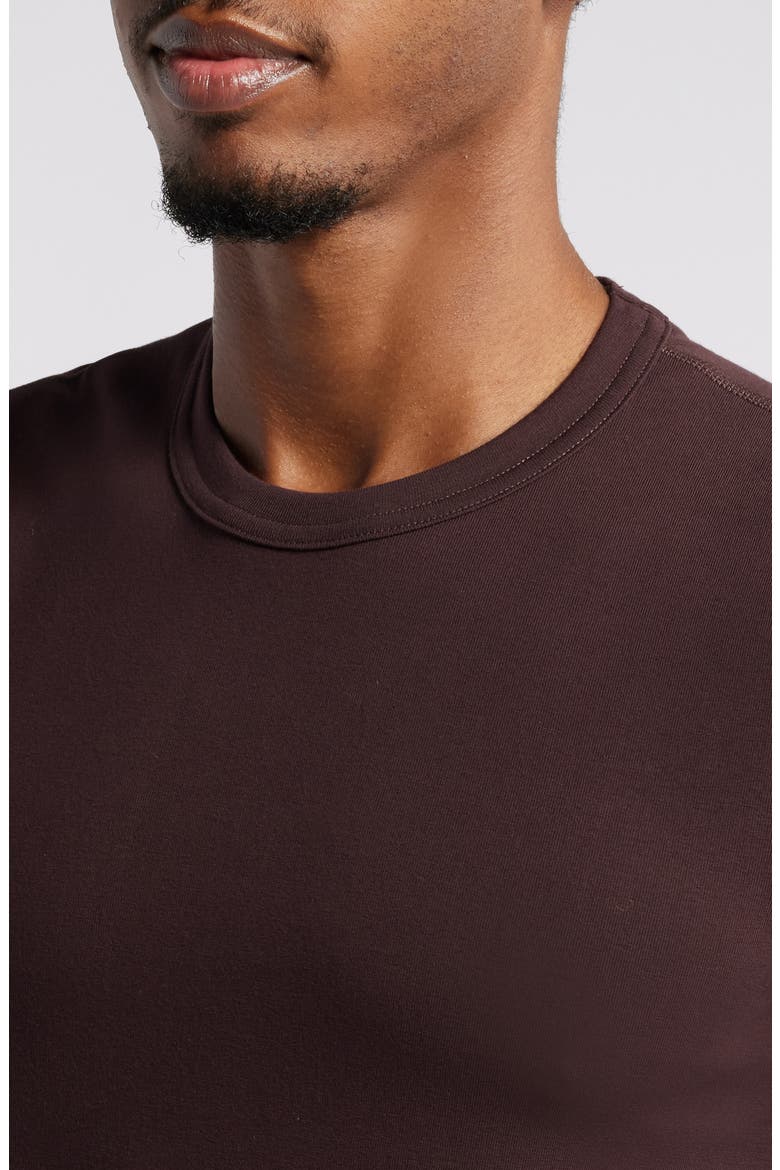 Cotton Jersey Crewneck T-Shirt, Alternate, color, VIOLA MEDIO UNITO