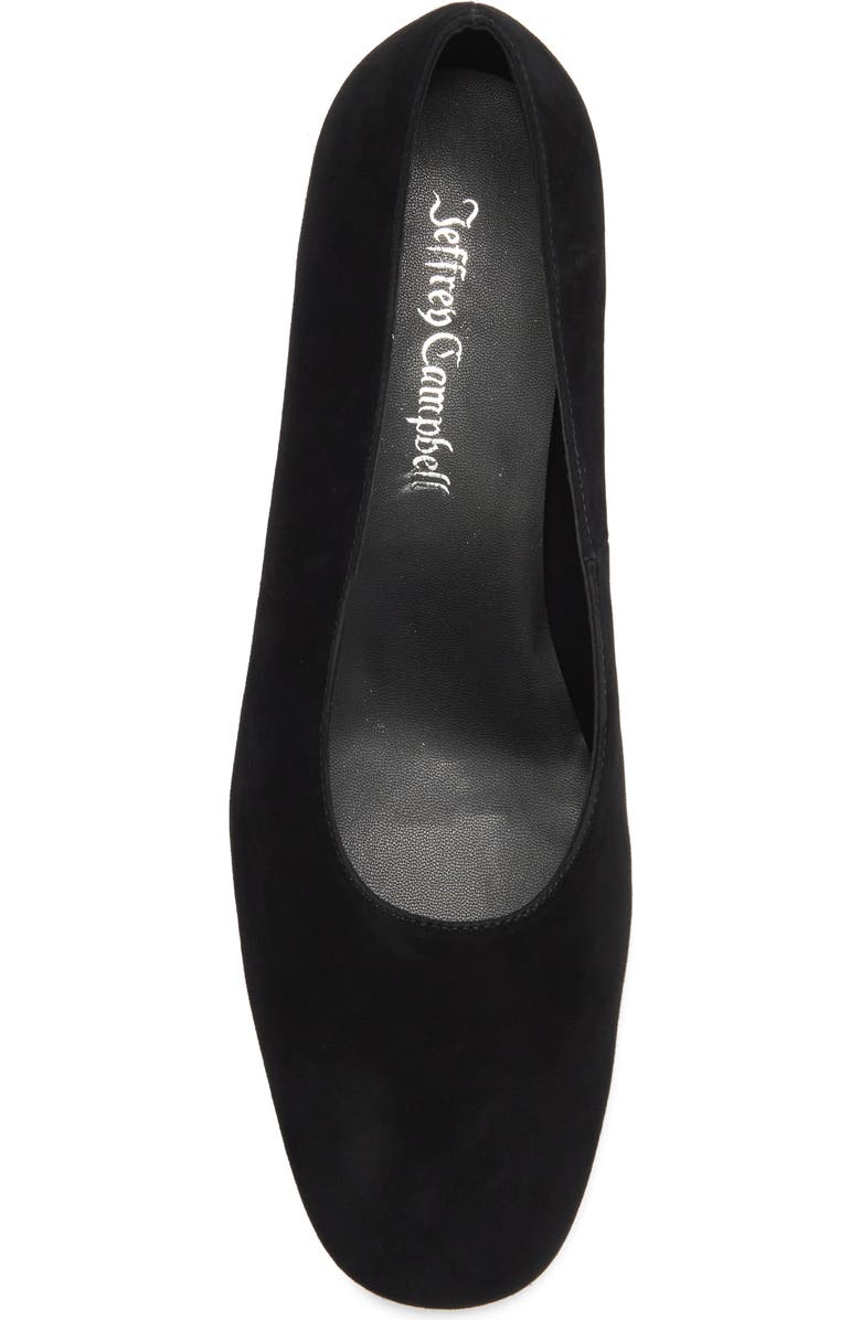 Jeffrey Campbell Trusted Pump, Alternate, color, Black Suede