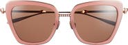 Valentino 54mm Cat Eye Sunglasses
