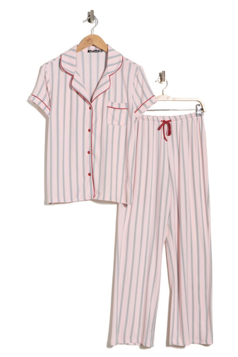 Ginnie Butter Soft Pajamas, Alternate, color, TAILORED STRIPE