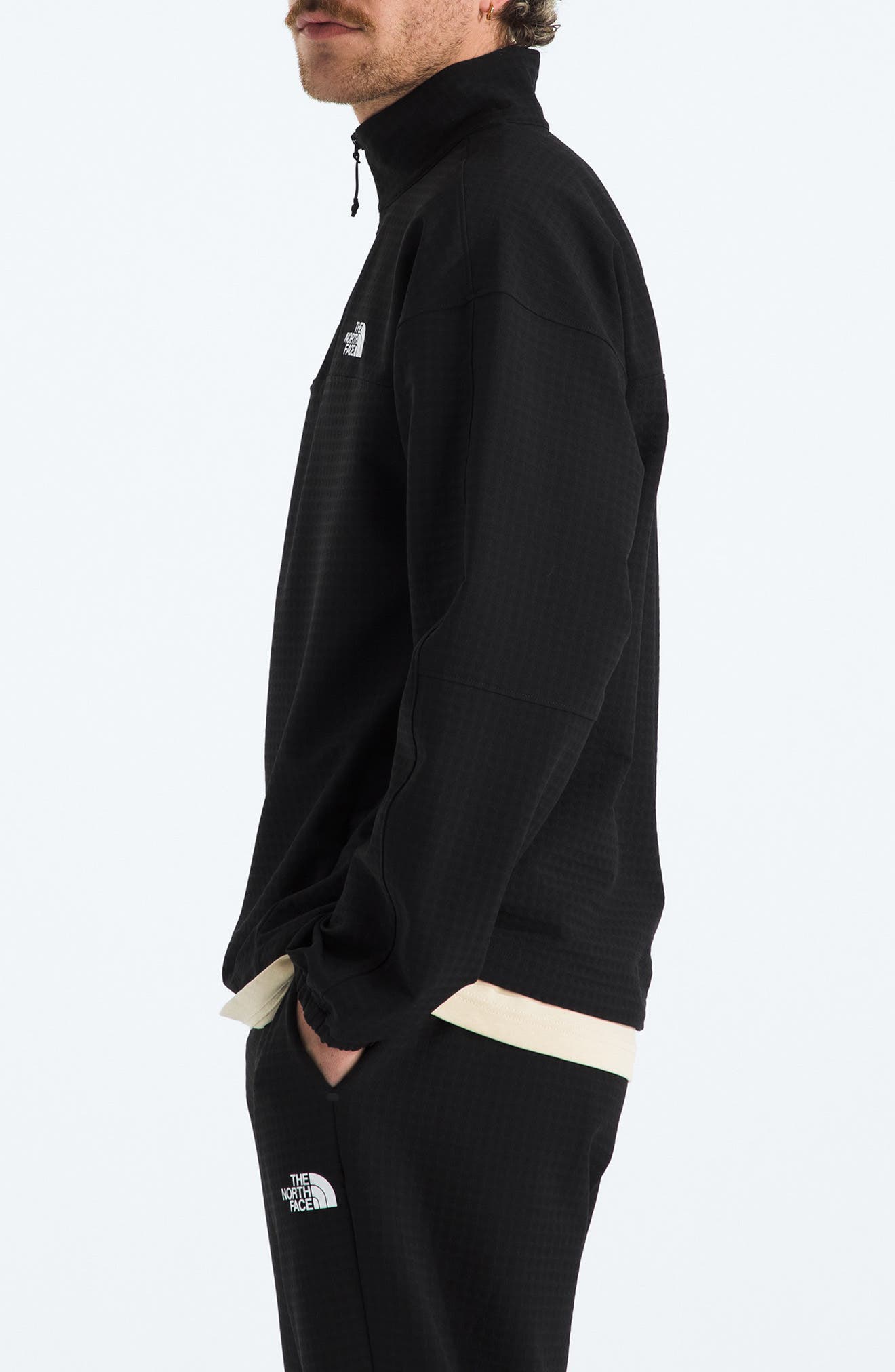 Tekware™ Grid Water Repellent Quarter Zip Pullover (Men) | Nordstrom