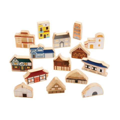 Traditional International Homes Set - 15 Pieces