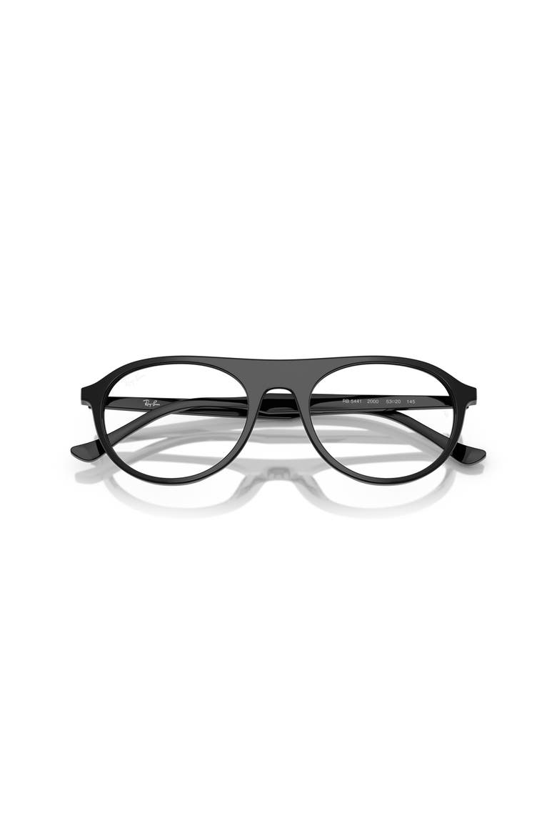 53mm Square optical glasses, Alternate, color, Black