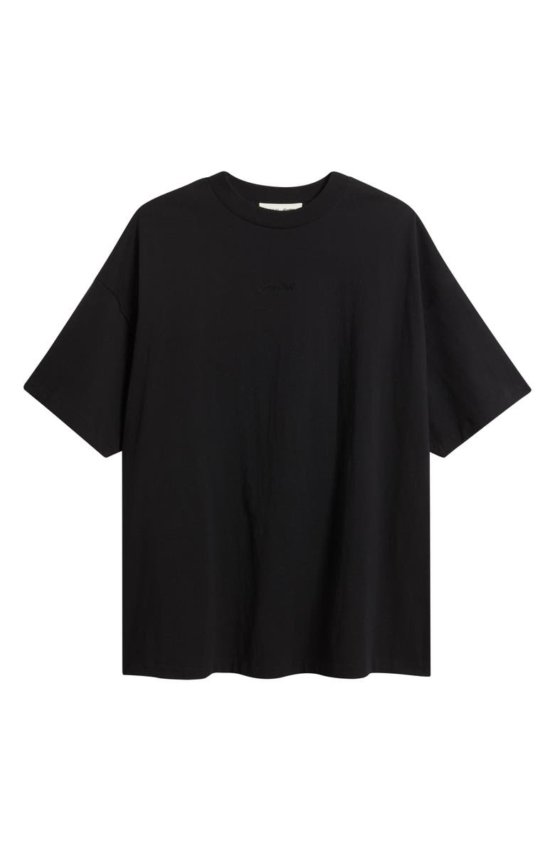 Fear of God Essentials Signature '90s Fit Logo T-Shirt, Alternate, color, Black