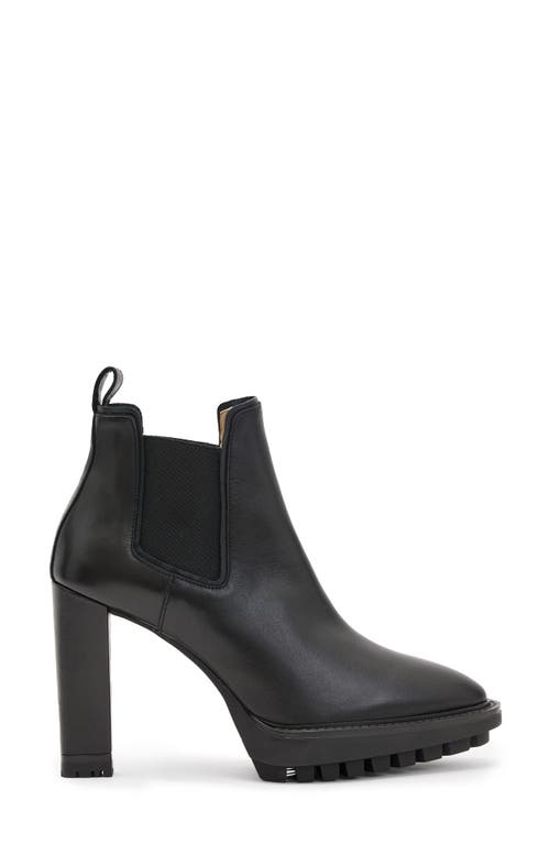 Allsaints Harper Block Heel Bootie In Black