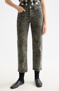 Scotch & Soda The Sky Print Ankle Straight Leg Jeans