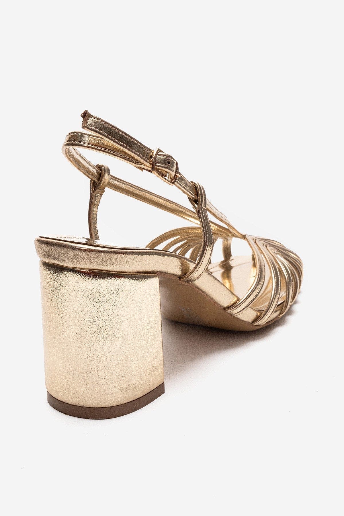 Prologue Shoes Wilda Block Heel Sandal, Alternate, color, Gold