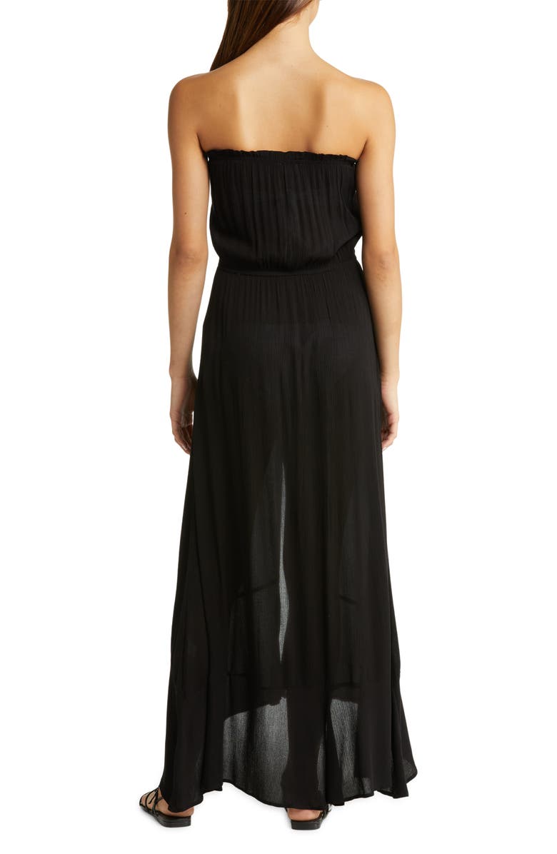 Elan Strapless Maxi Cover-Up Dress, Alternate, color, 