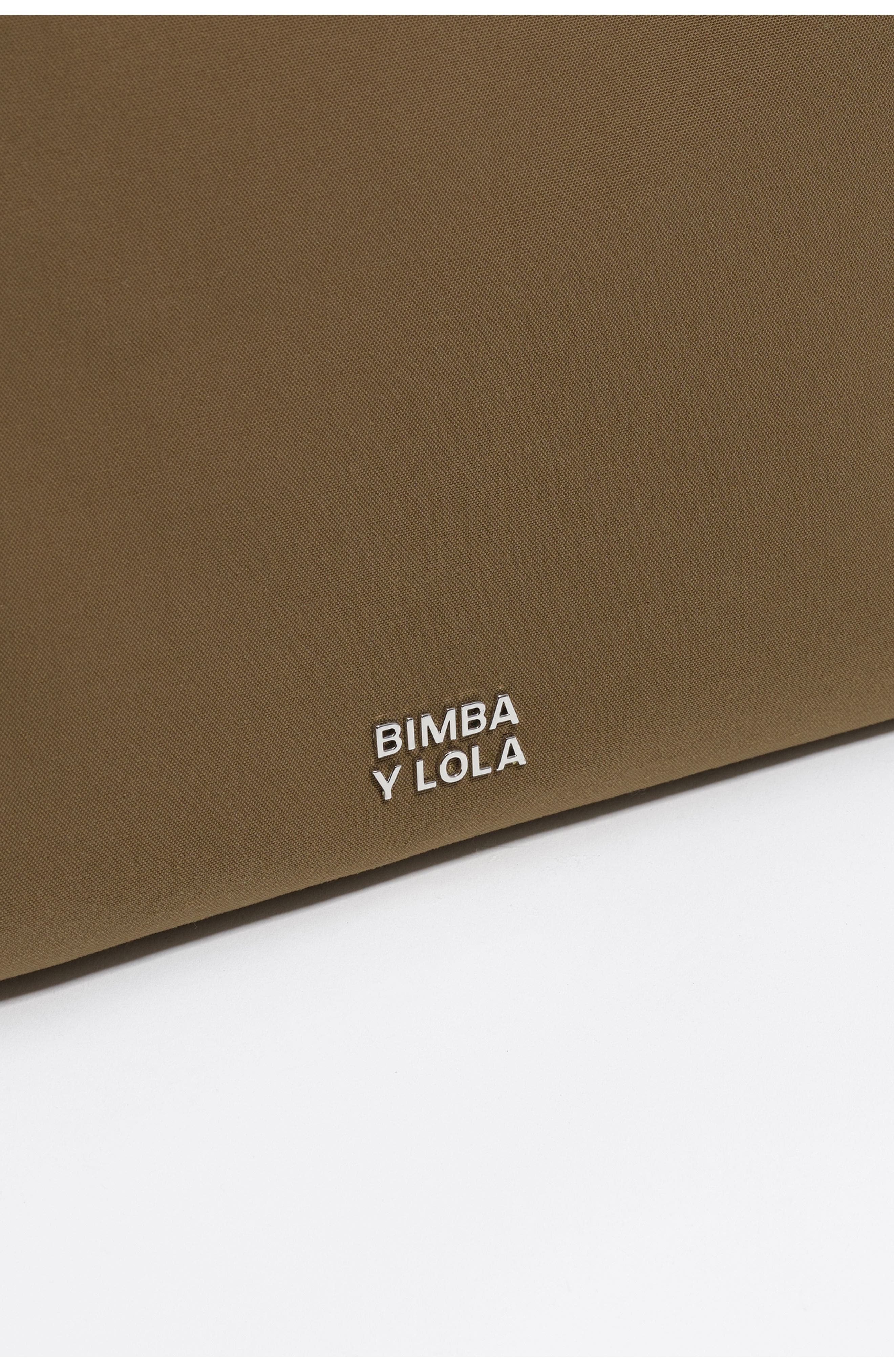 Bimba y Lola Small Nylon Chihuahua Shopper Bag, Alternate, color, Olive