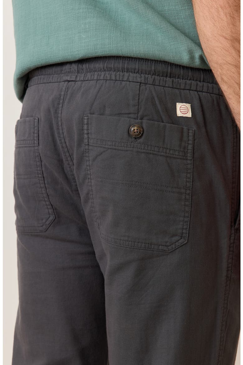 Saturday Stretch Cotton Beach Pants, Alternate, color, FADED BLACK