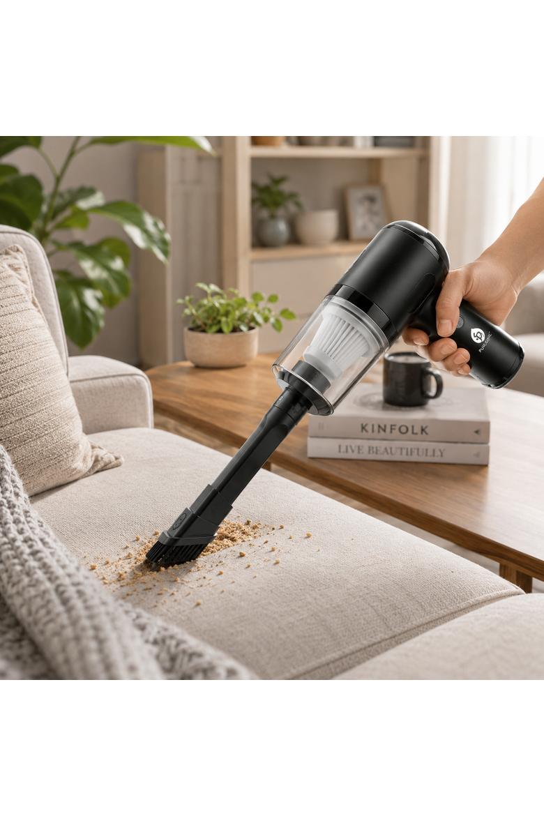 Mini Vacuum & Air Duster, Alternate, color, Black