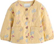 NEXT Kids' Floral Quilted Jacket