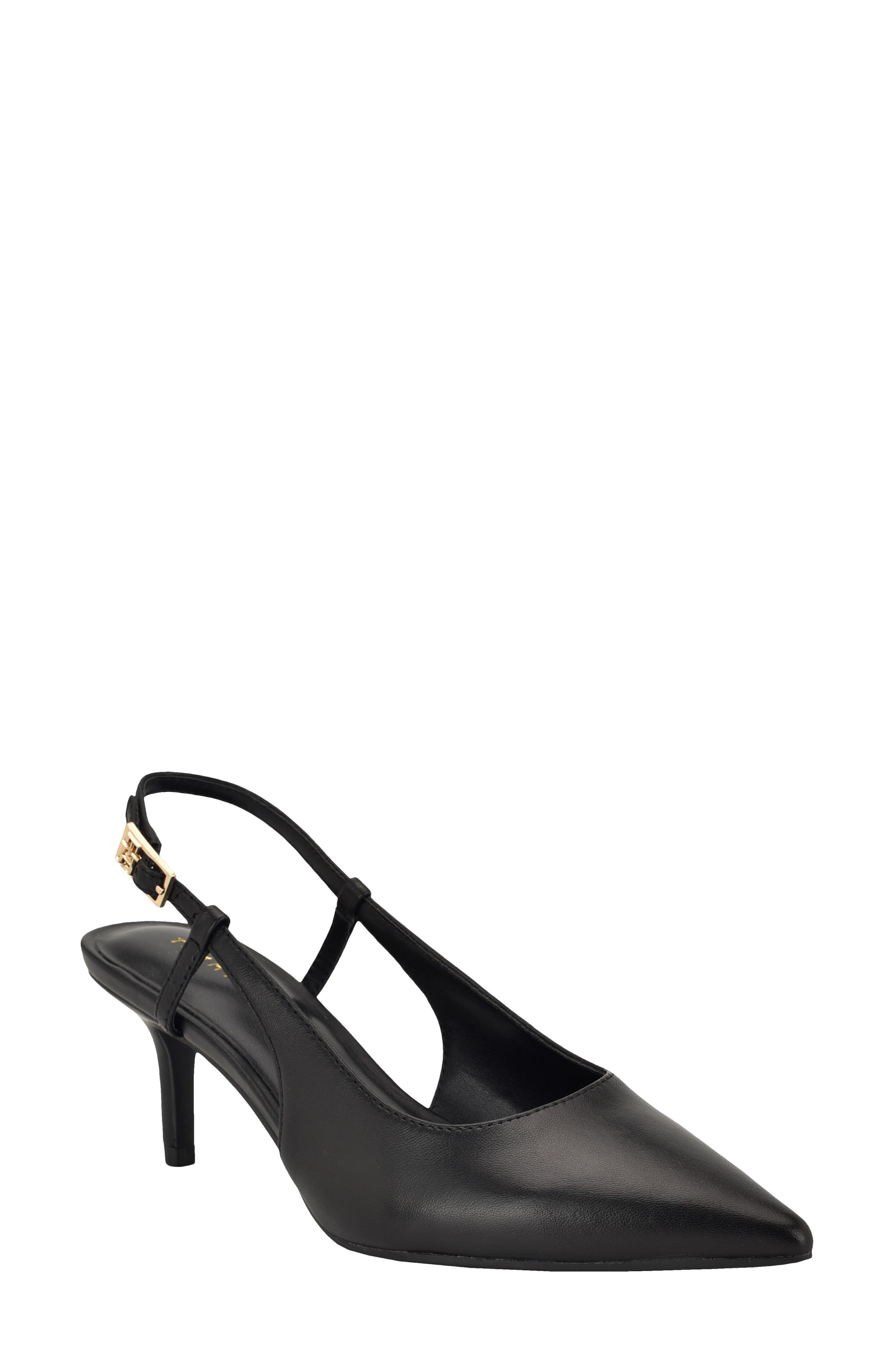 Tommy Hilfiger Cerizza Slingback Pointed Toe Pump, Main, color, Black