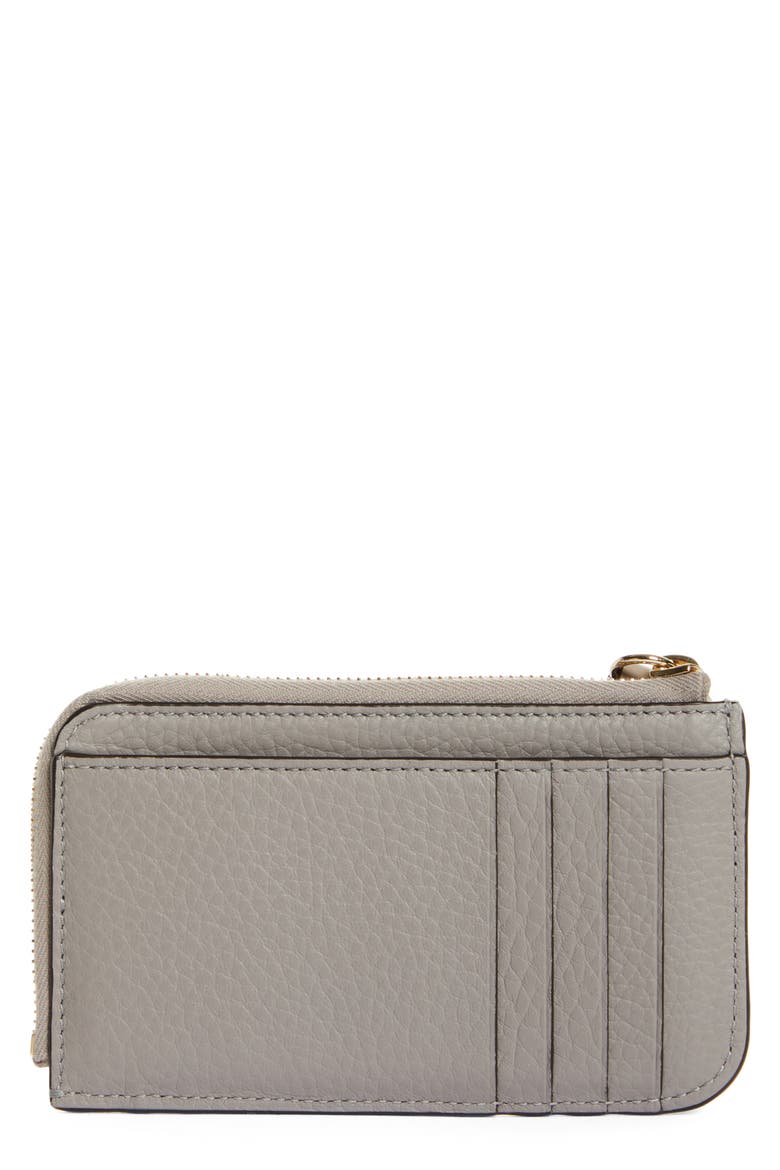 Chloé Alphabet Zip Leather Card Holder (Women) | Nordstrom