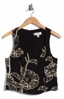 JASON WU Sleeveless Embroidered Top