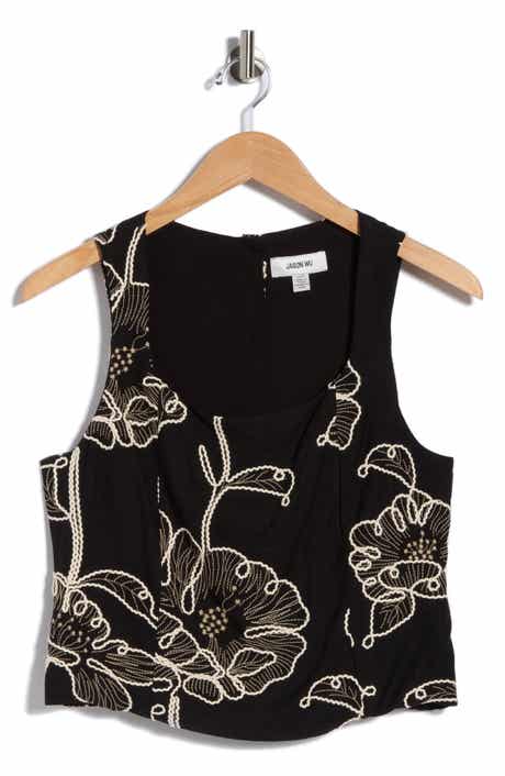 JASON WU Sleeveless Embroidered Top