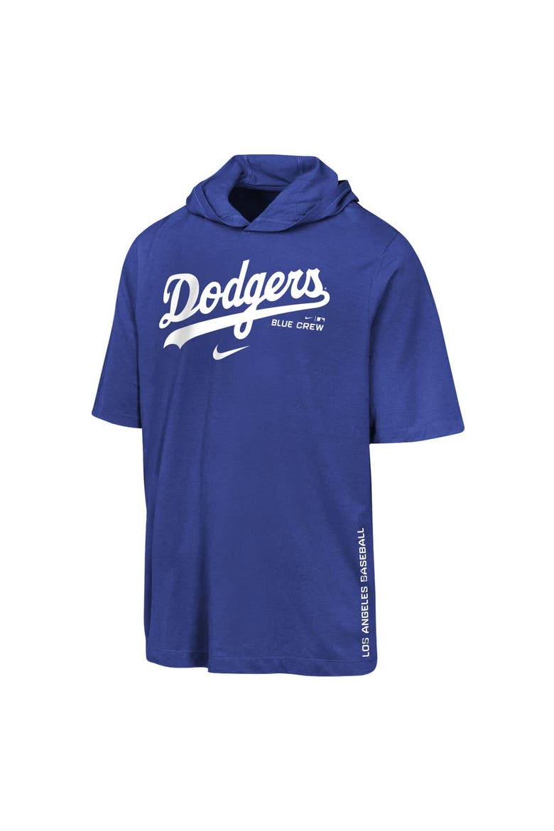 Youth Nike  Royal Los Angeles Dodgers Dri-FIT Hooded T-Shirt, Alternate, color, Royal