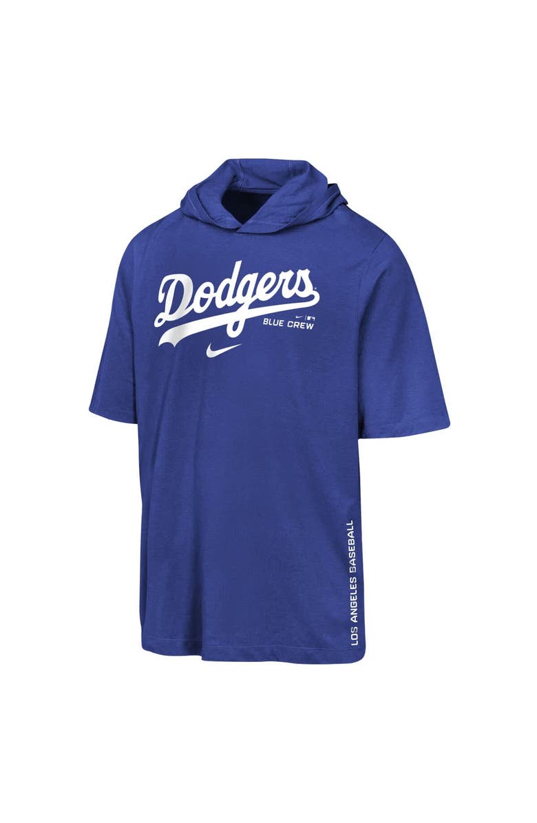 Nike Youth Nike Royal Los Angeles Dodgers Dri-FIT Hooded T-Shirt, Alternate, color, Royal