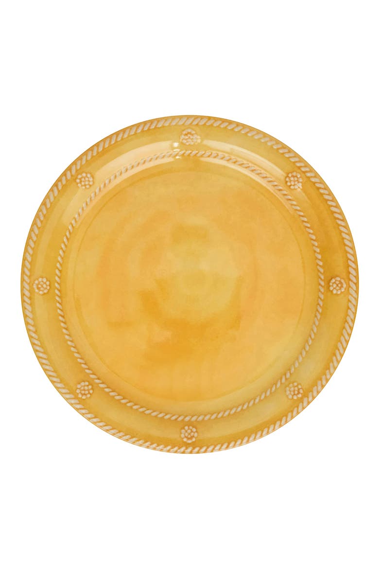 Berry & Thread Set of 4 Melamine Dessert Plates, Alternate, color, SUNSHINE