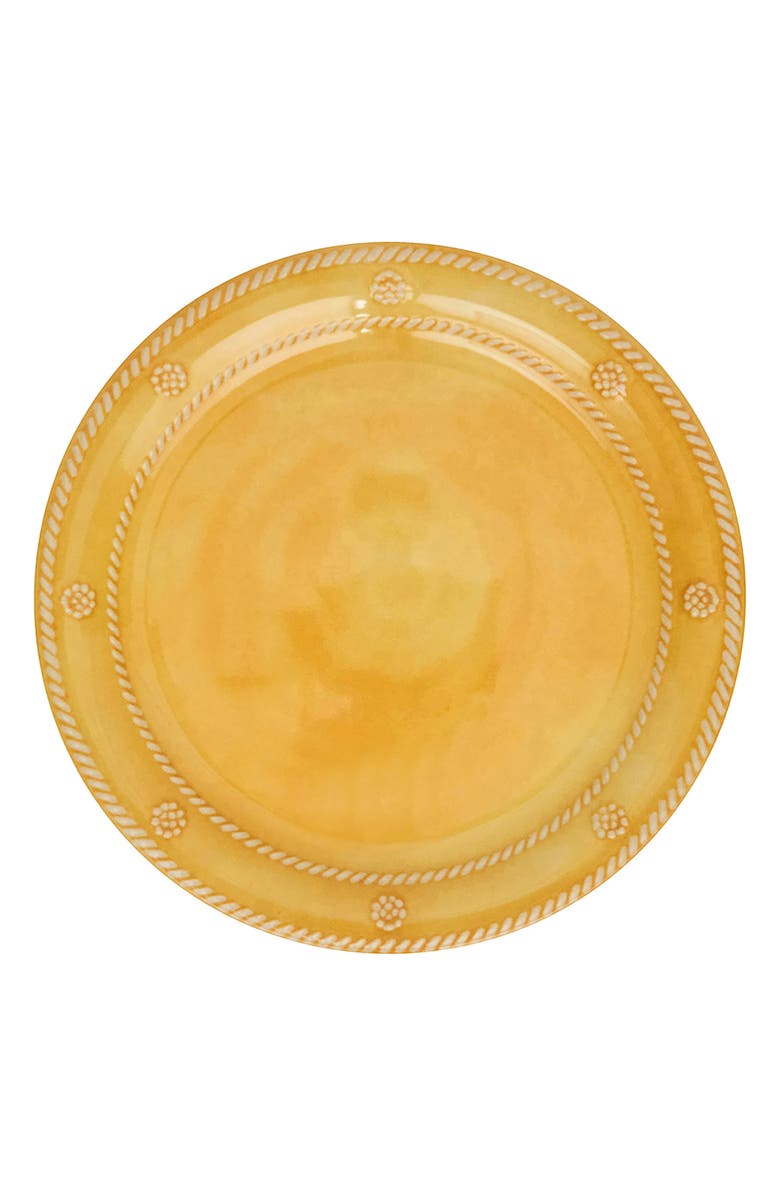Juliska Berry & Thread Set of 4 Melamine Dessert Plates, Alternate, color, Sunshine
