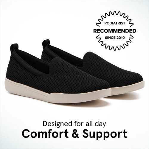 Abeo Encore Knit Slip On In Black - Metatarsal
