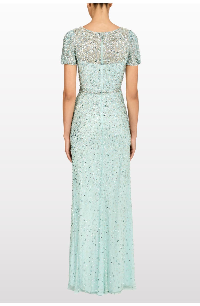 Jenny Packham Epoch Dress, Alternate, color, Crystal Aqua
