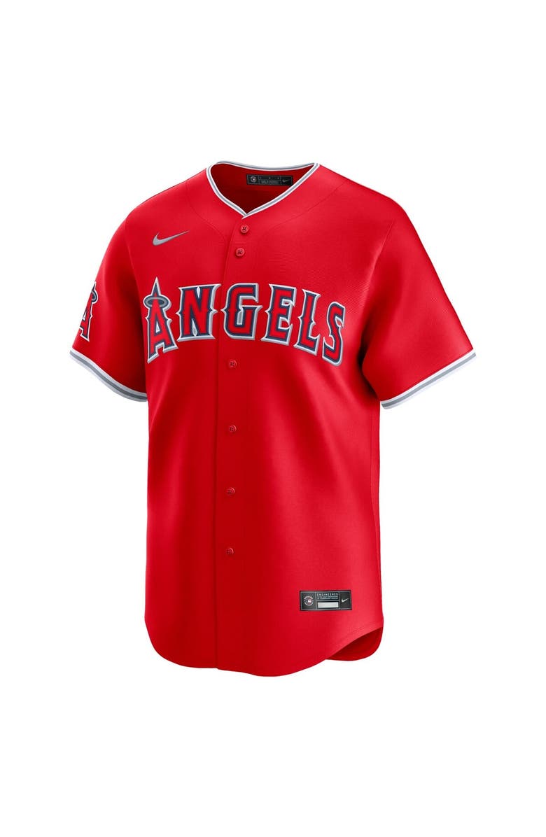 Nike Men's Nike Red Los Angeles Angels Alternate Limited Jersey, Alternate, color, Red