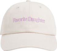 Favorite Daughter Classic Logo Cotton Twill Baseball Cap
