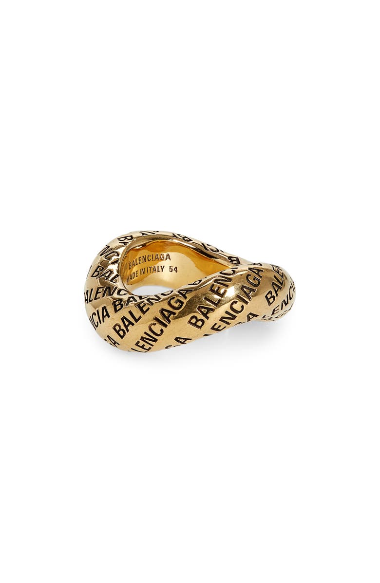 Balenciaga Logo Ring, Main, color, 