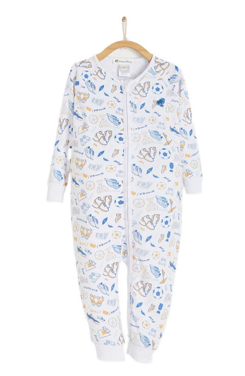 Premium Peruvian Pima Cotton Inter Snug Fit Zip Footless Pajama for Infant