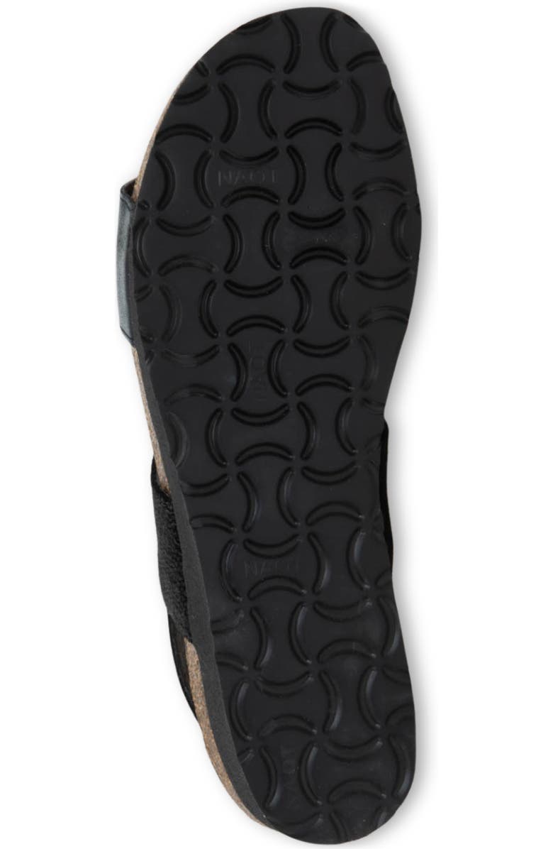 Naot Amy Slingback Sandal, Alternate, color, Shiny Black