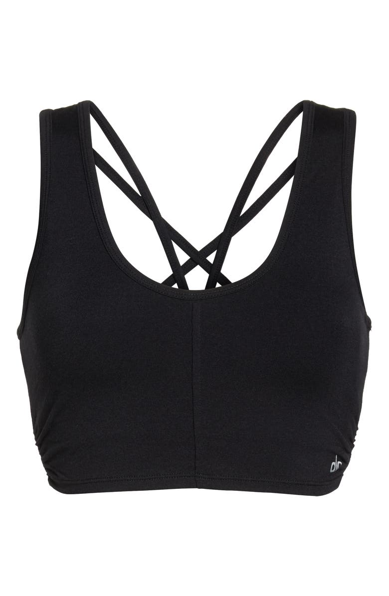 Alo Delicate Twisted Sports Bra Tank, Alternate, color, 