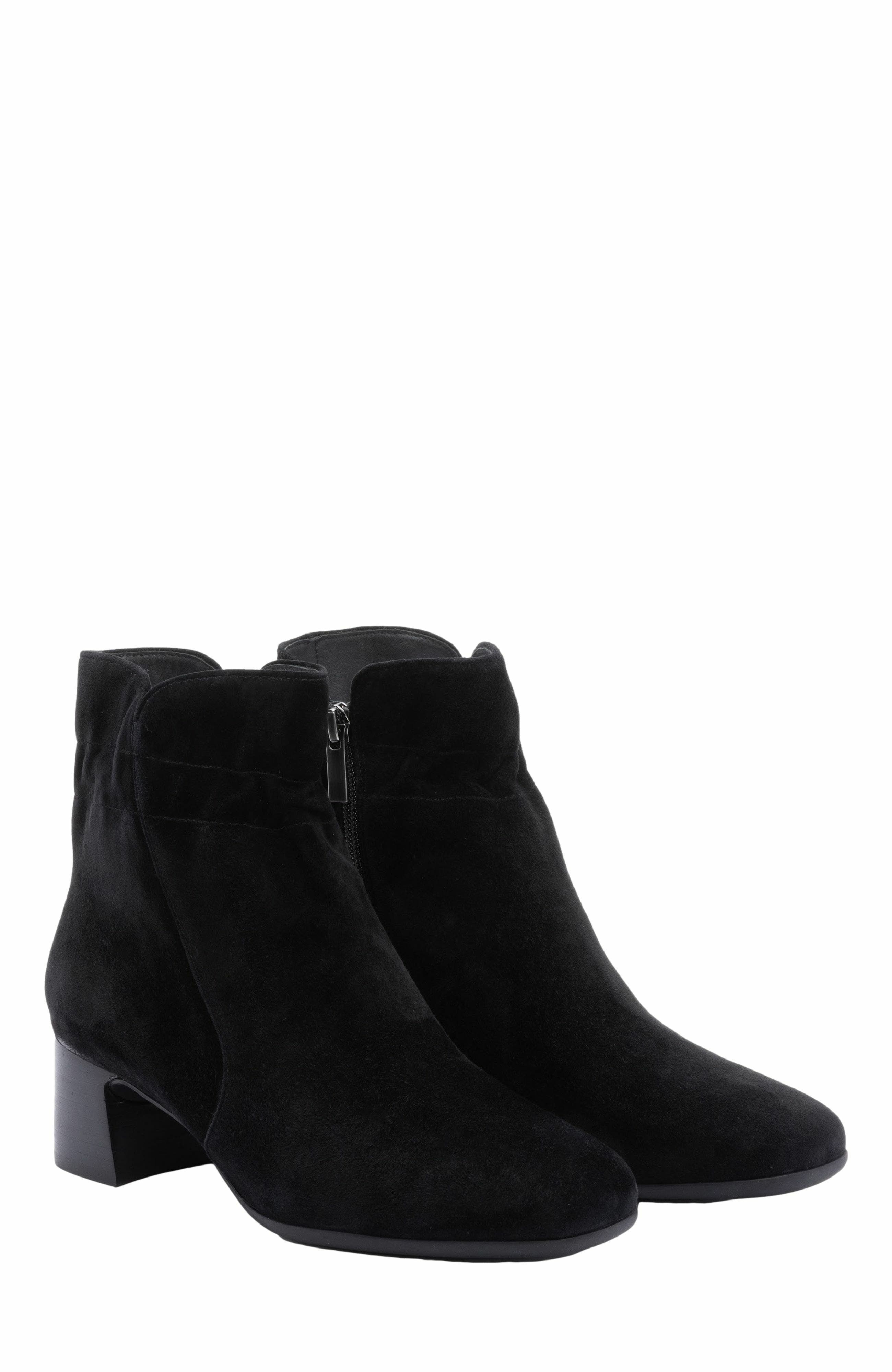 ABEO Avenue Mid Boot, Alternate, color, Black Suede - Regular