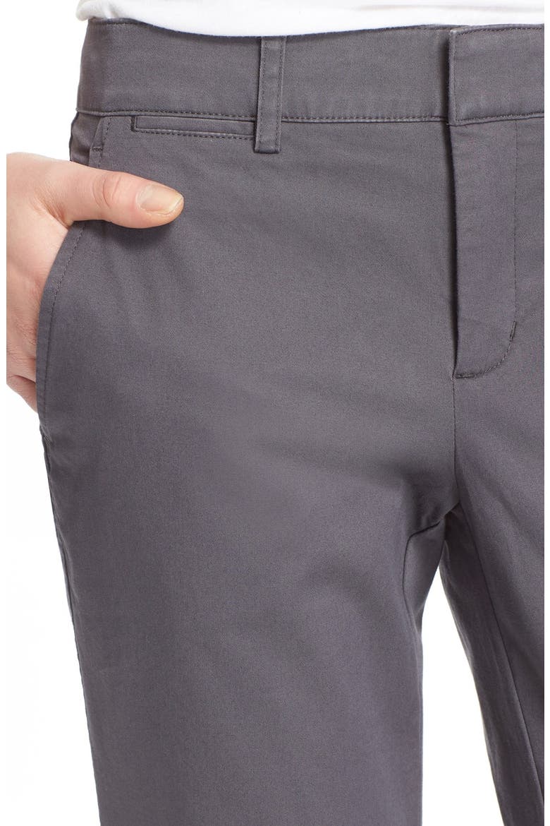 Boyfriend Trousers, Alternate, color, IRON