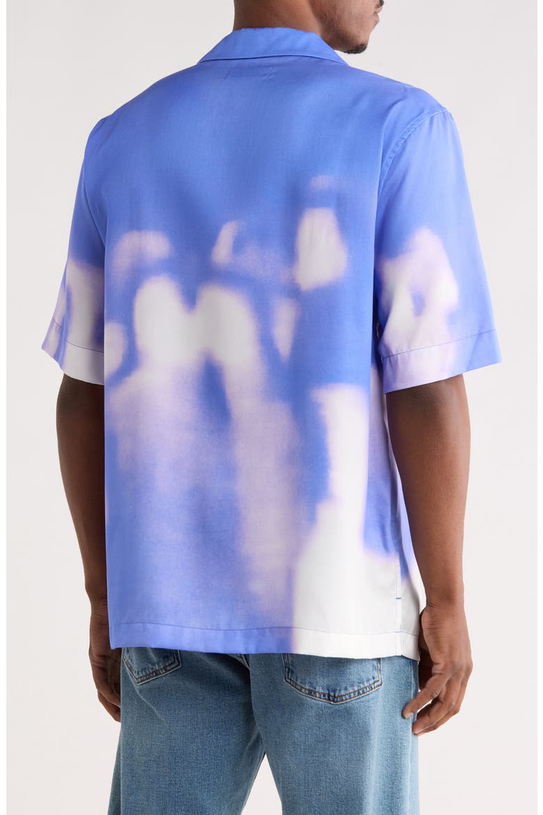 Short Sleeve Button-Up Shirt, Alternate, color, MULTI